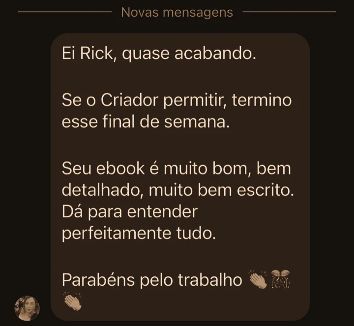 Depoimento de leitora: livro bem detalhado e bem escrito